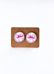 Glass Stud Earrings