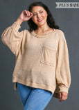 Cozy Waffle Knit Top
