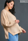 Cozy Waffle Knit Top