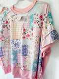 Feeling Floral Patchwork Top