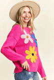 Pink Bloom Sweater