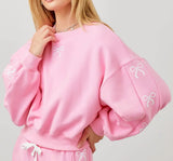 Pink Coquette Crewneck