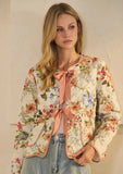 Bow Quilted Jacket
