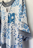 Denim Floral Patchwork Top