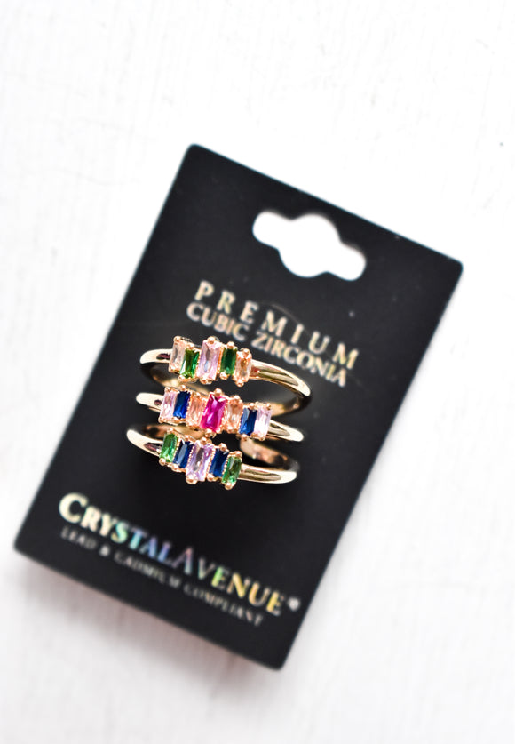 Colorful Cuff Ring