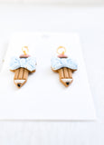 Pencil + Bow Earrings