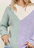 Chic Colorblock Sweater