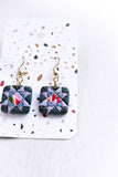 Quilt Block Dangle Earrings