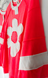 Patched Coral Top