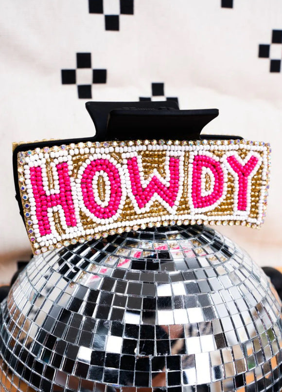 Howdy Claw Clip