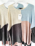 Color Block Cozy Sweater