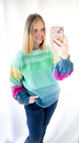 Bright Ombré Sweater