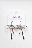 Silver Bow Earrings