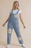 Petal Patchwork Overalls