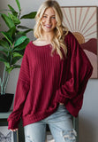 Maroon Knit