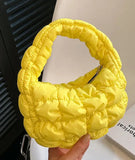 Yellow Cloud Mini Handbag