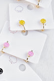 Smiley Clip On Earrings