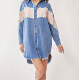 Starry Denim Dress