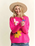 Pink Bloom Sweater