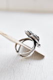 Check Heart Cuff Ring