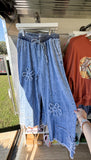 Denim Flower Bottoms
