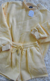 Butter Yellow Shorts Set