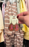 Stampede Teardop Earrings