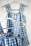 Gingham Blue Set