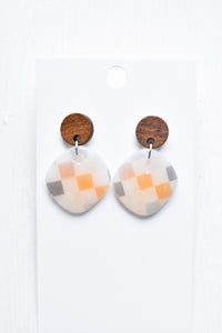 Checkered Earrings