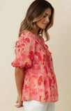 Bubble Floral Blouse