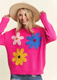 Pink Bloom Sweater