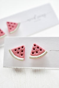Watermelon Stud Earrings