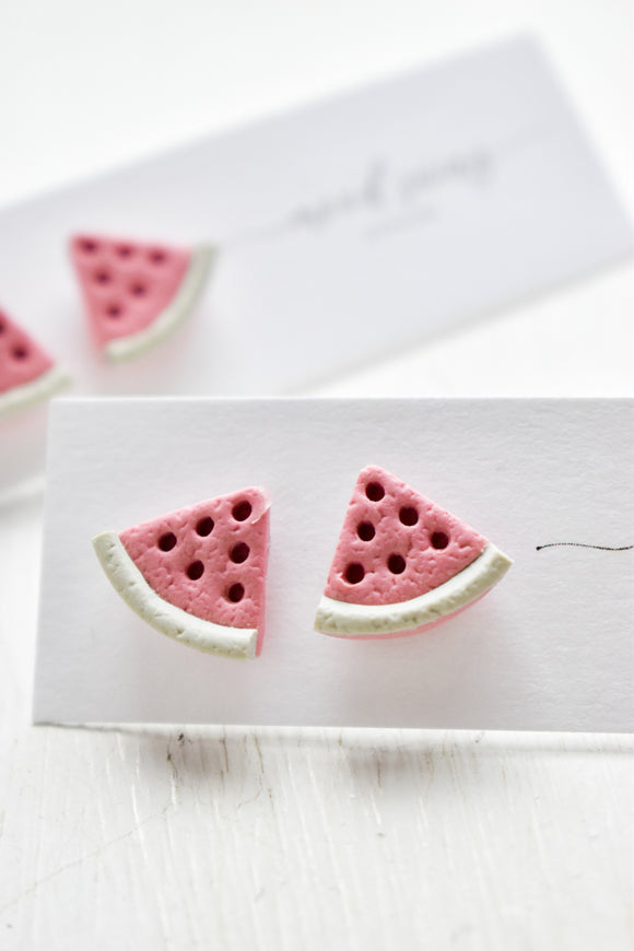Watermelon Stud Earrings
