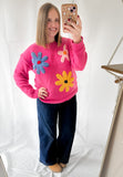 Pink Bloom Sweater