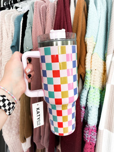 Checkered Tumbler