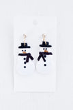 Snowman Dangle Earrings