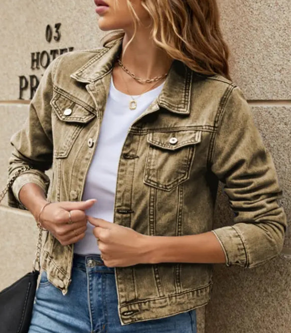 Brown Denim Jacket