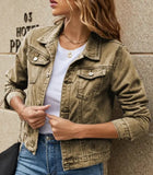 Brown Denim Jacket