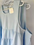 Baby Blue Tiered Top