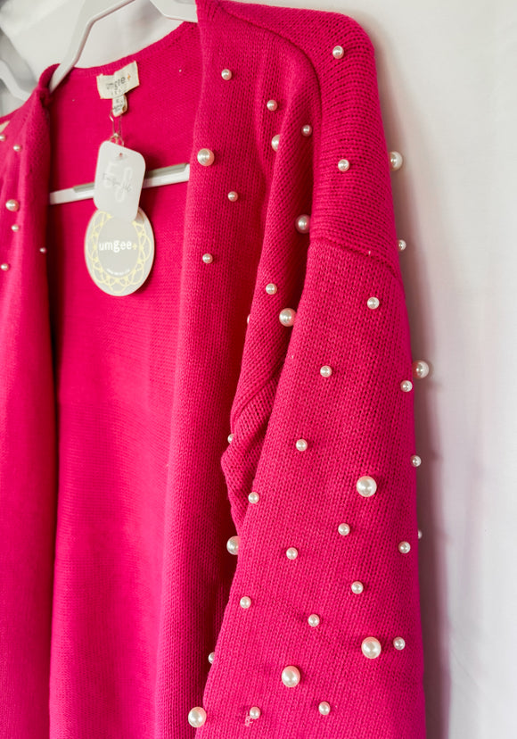 Pearly Pink Cardigan