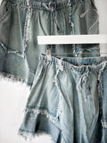 Boho Denim Shorts