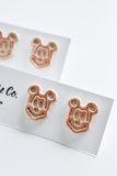 Magical Mouse Waffle Earrings