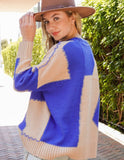 Royal Color Block Sweater