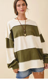 Olive Tree Slouchy Top