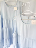Baby Blue Tiered Top