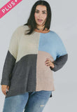 Color Block Cozy Sweater
