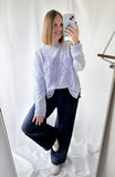 Sage + Fig Wide Leg Jeans