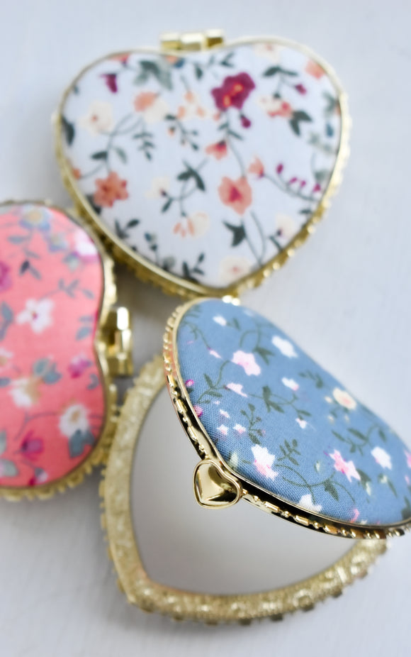 Floral Heart Mirror