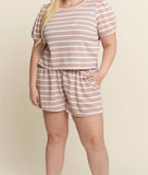 Sweet In Stripes Lounge Set