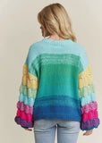 Bright Ombré Sweater